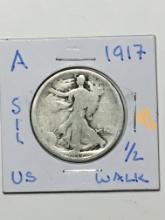 1917 P Walking Liberty Half Dollar