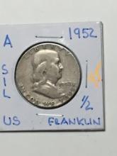 1952 P Franklin Half Dollar