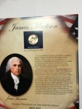 Gold Dollar James Madison Gem