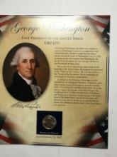 Gold Dollar George Washington Gem