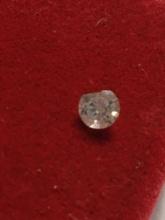 V V S White Diamond With Chip .10cts Natural High Quality Untreated