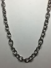 18 1/2" A A A Awesome Stainless Steel Heart Chain Link Necklace