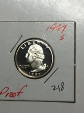 1997 S Proof Washington Quarter 