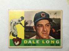 1960 Topps Basbeall Card Dale Long