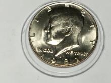 1981 D Kennedy Half Dollar