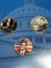 (3) Coin Set "the Obama Inaugural Coin Collection