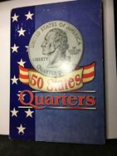 Empty 50 State Quarter Book