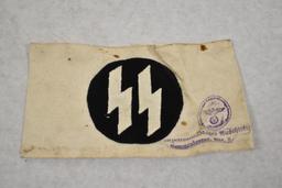 German. WWII SS Waffen Arm Band Badge