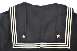 USA. Navy Dark Blue Wool Uniform