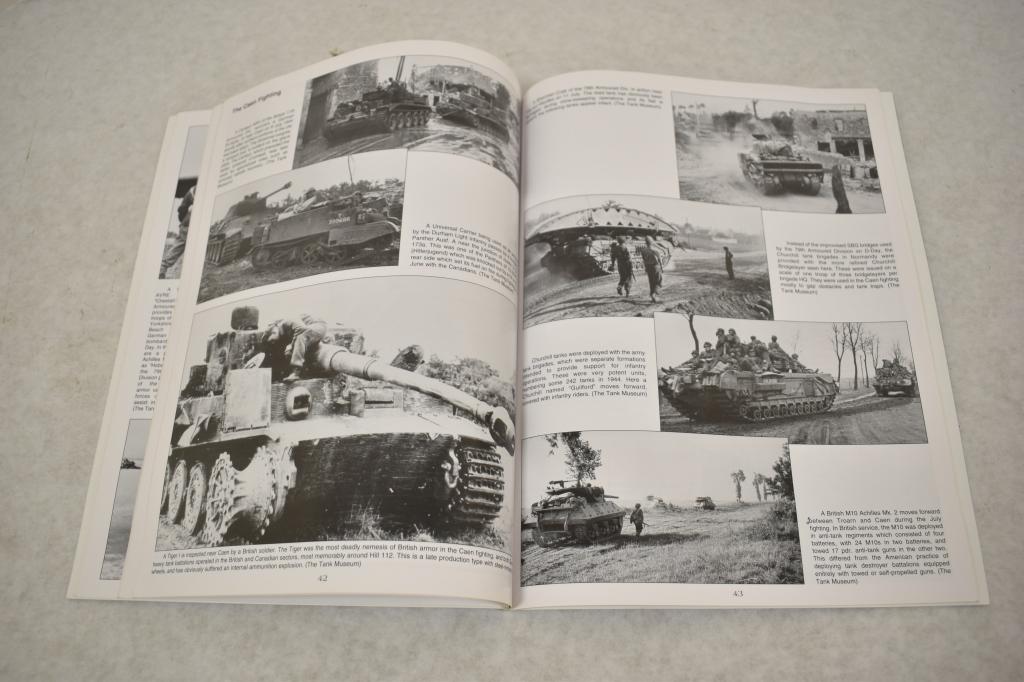 Nine Tank Warfare & Military Vehicle Books