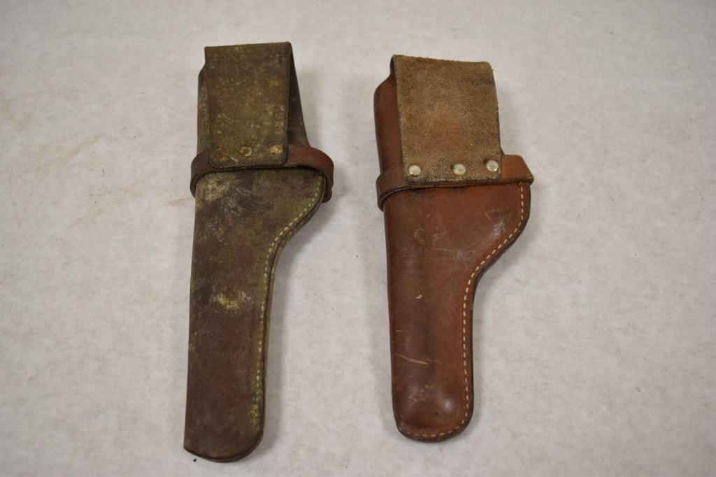 Seven Leather Holsters and Belts