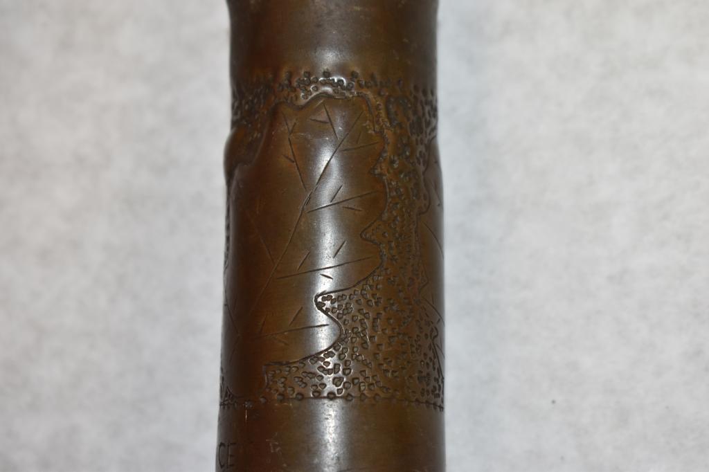 Three Trench Art Artillery Projectile