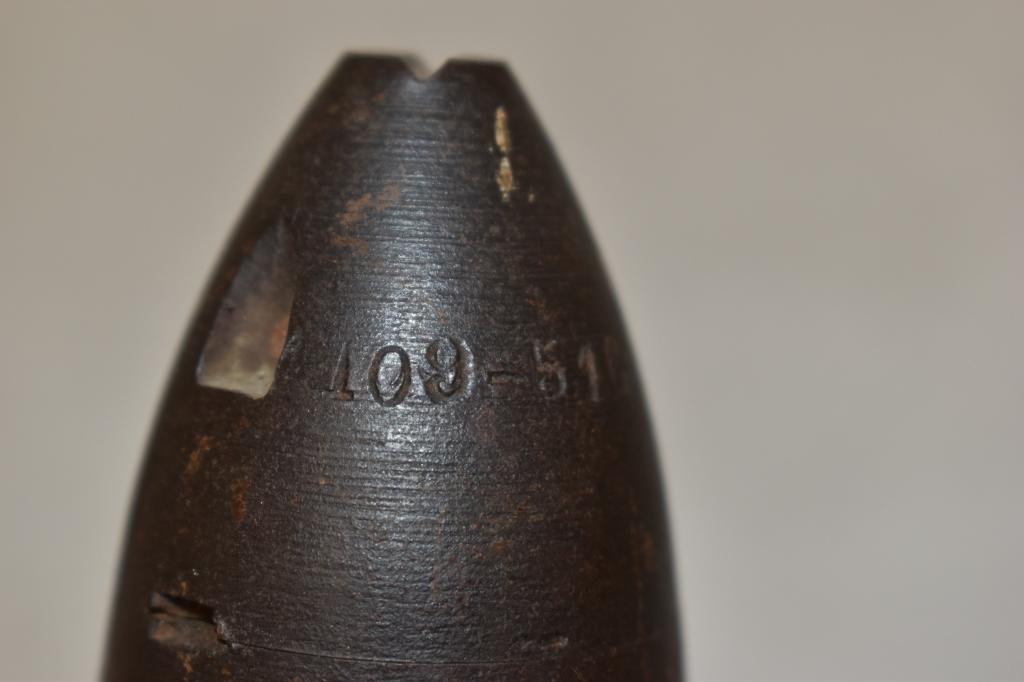 Three Trench Art Artillery Projectile