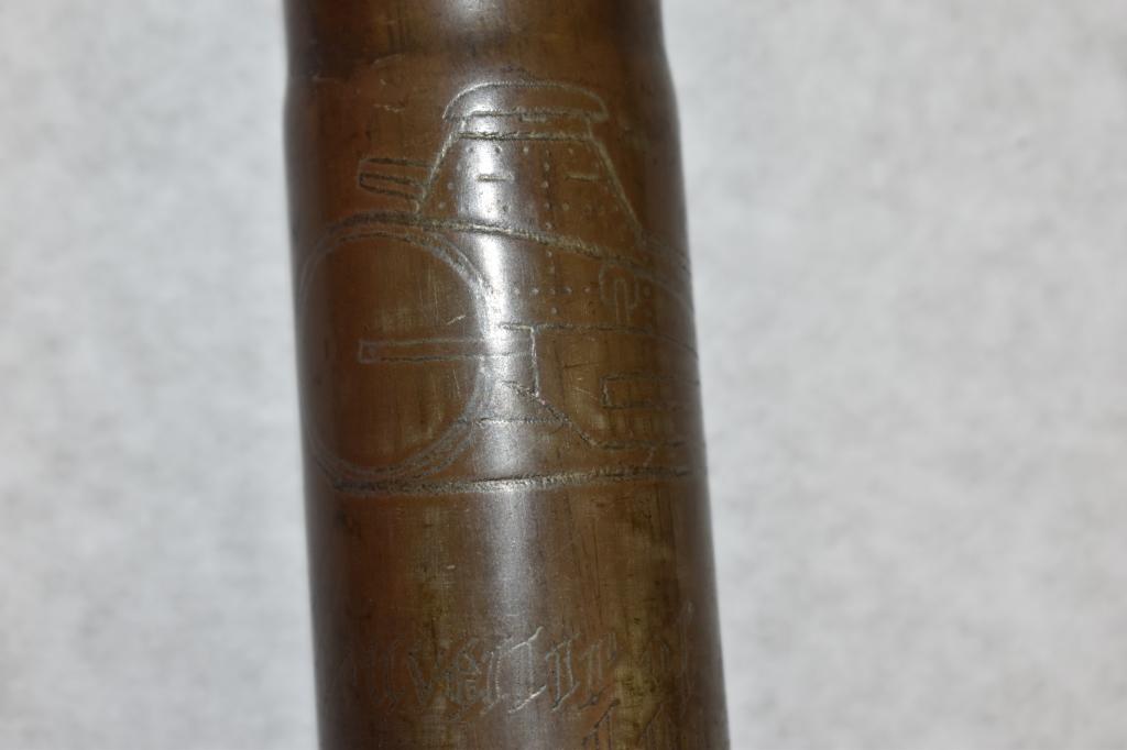 Three Trench Art Artillery Projectile