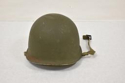 USA. WWII Military Combat Helmet and Liner