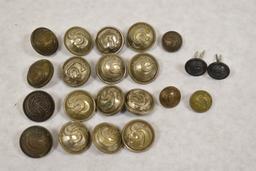 Czech. French 1918 Legion 21 Buttons