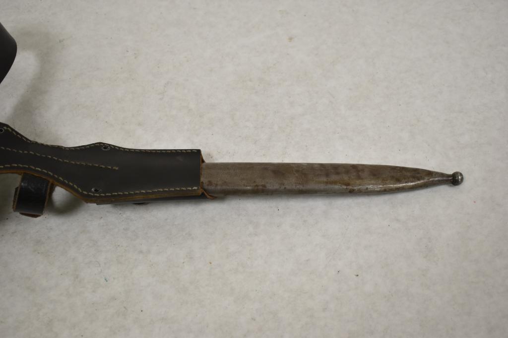 German.1898 Mauser Bayonet Leather Belt & Scabbard