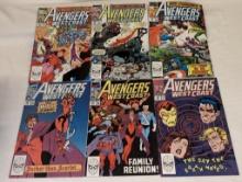 Six Marvel The West Coast Avengers Comic Books