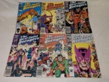 Six Marvel The West Coast Avengers Comic Books