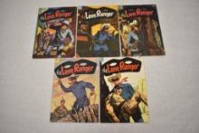 Five Dell The Lone Ranger Comics