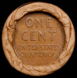 Lincoln Wheat Cent 1c Mixed Roll Orig Brandt McDonalds Wrapper, 1919-s end, Wheat other end