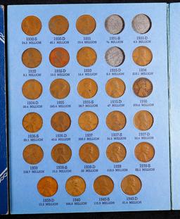 Near Complete Lincoln 1c Whitman Album, 1909-1940 73 coins in Total