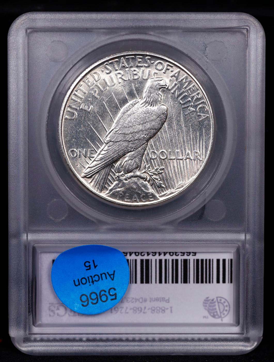 ***Auction Highlight*** 1934-s Peace Dollar 1 Graded ms63+ By SEGS (fc)