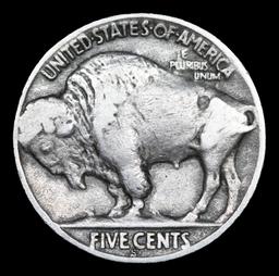 1927-s Buffalo Nickel 5c Grades vf+