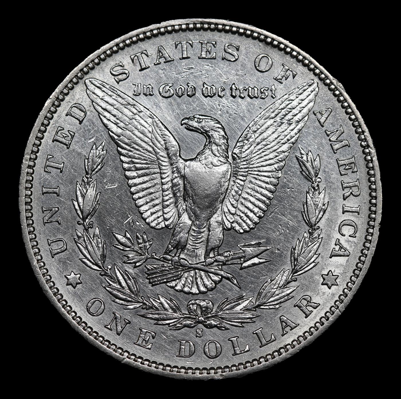 ***Auction Highlight*** 1892-s Morgan Dollar $1 Graded Choice AU/BU Slider By USCG (fc)