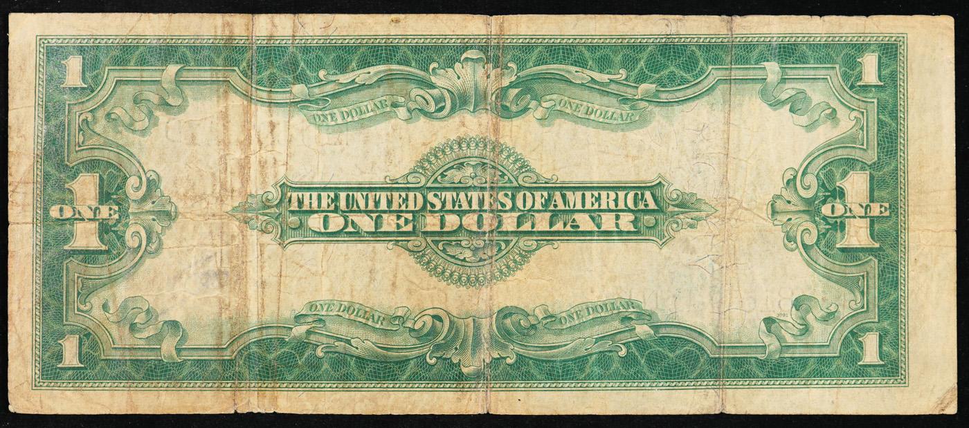 1923 $1 large size Blue Seal Silver Certificate Grades vf++ Signatures Speelman/White