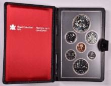 Canada 1983 Royal Canadian Mint Double Dollar Proof Coin Set COA & Hard Box