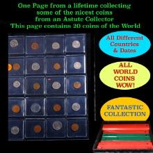 20 Great Coins of the World, hand selected, many trend high, every lot guaranteed to contain Silver.