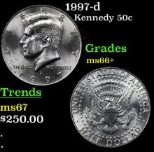 1997-d Kennedy Half Dollar 50c Grades GEM++ Unc