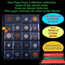 20 Great Coins of the World, hand selected, many trend high, every lot guaranteed to contain Silver.