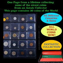 20 Great Coins of the World, hand selected, many trend high, every lot guaranteed to contain Silver.