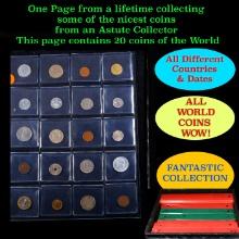 20 Great Coins of the World, hand selected, many trend high, every lot guaranteed to contain Silver.