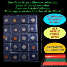 20 Great Coins of the World, hand selected, many trend high, every lot guaranteed to contain Silver.