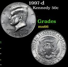 1997-d Kennedy Half Dollar 50c Grades GEM+ Unc