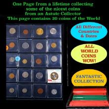 20 Great Coins of the World, hand selected, many trend high, every lot guaranteed to contain Silver.