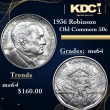 1936 Robinson Old Commem Half Dollar 50c Grades Choice Unc