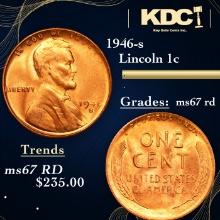 1946-s Lincoln Cent 1c Grades GEM++ Unc RD