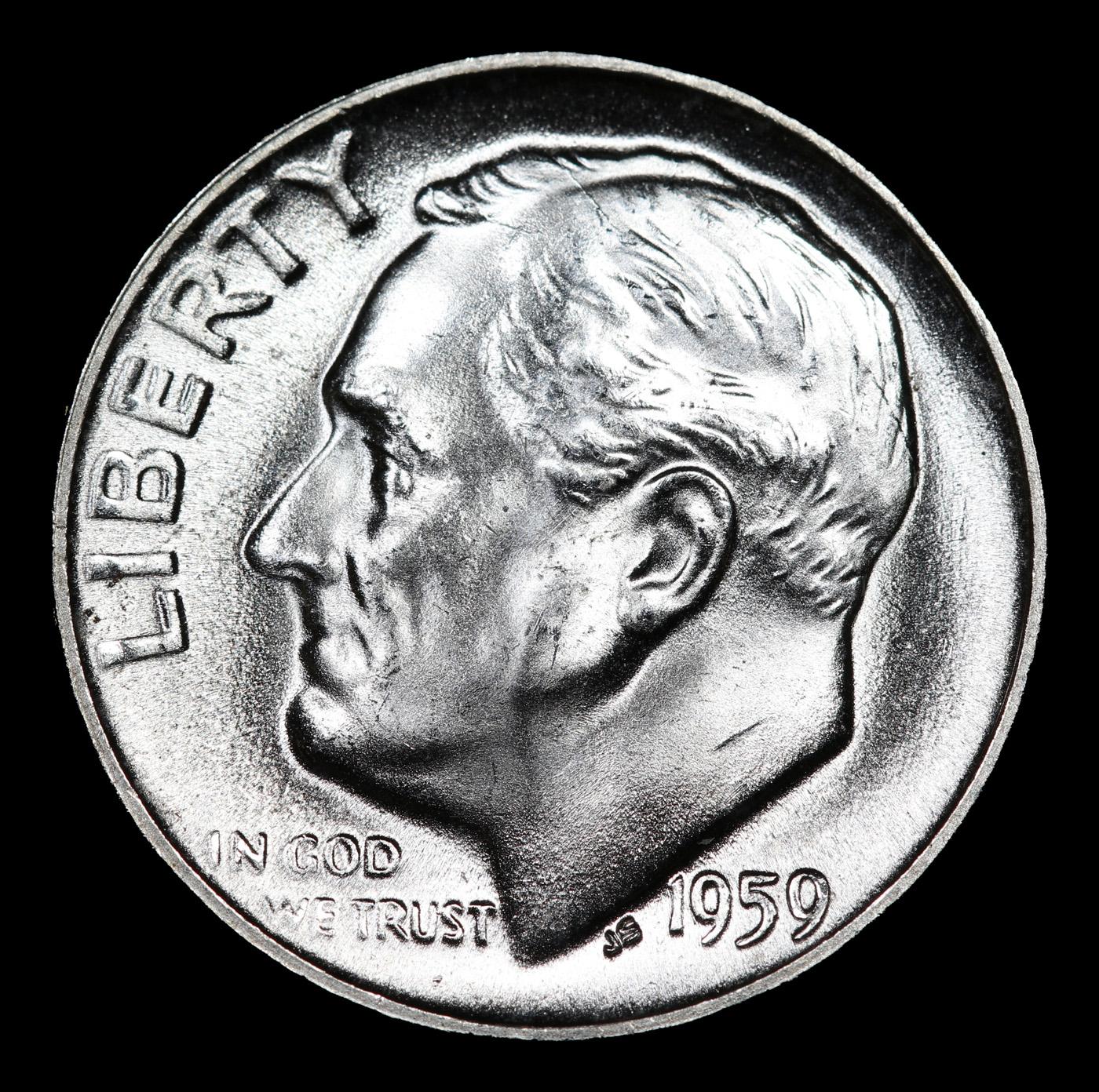 1959-p Roosevelt Dime 10c Grades GEM+ Unc