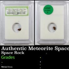 Authentic Meteorite Space Rock North West Africa, Sahara Desert Find Graded BY INB