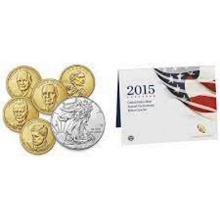 2015 United States Mint Annual Uncirculated Dollar Coin Set - Key Issue 6 Coins