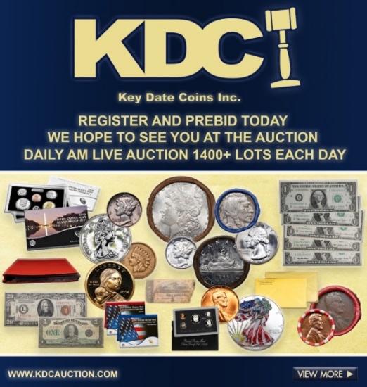 Key Date Coins Spectacular AM Live Auction 21 pt 1