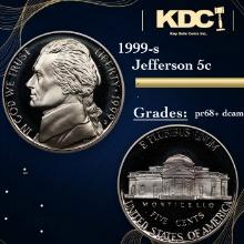 Proof 1999-s Jefferson Nickel 5c Grades GEM++ Proof Deep Cameo