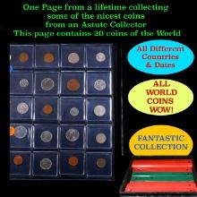 20 Great Coins of the World, hand selected, many trend high, every lot guaranteed to contain Silver.