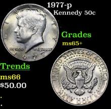 1977-p Kennedy Half Dollar 50c Grades GEM+ Unc