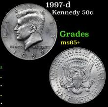 1997-d Kennedy Half Dollar 50c Grades GEM+ Unc