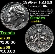 1996-w Roosevelt Dime RARE! 10c Grades Gem++ Unc